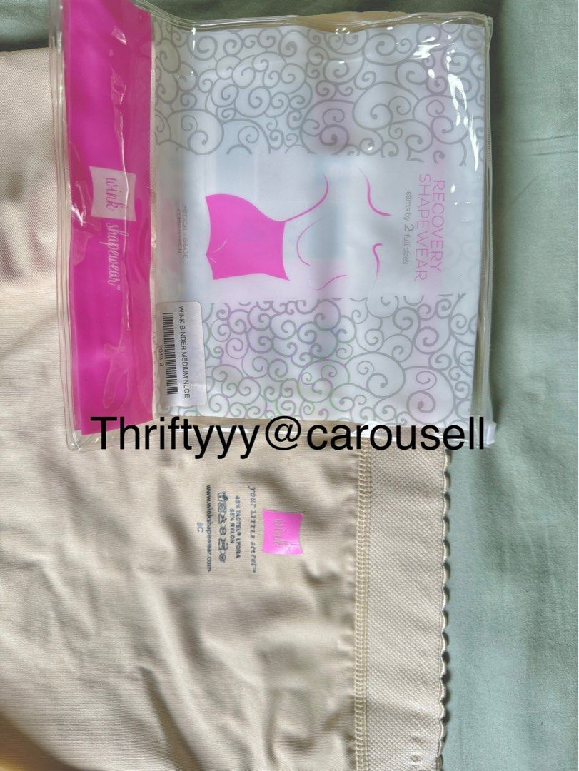 MEDIUM - AUTHENTIC WINK BINDER - MEDICAL GRADE POSTPARTUM / SLIMMING BINDER - (Category: Maternity wear) located in Naga. Submitted by thriftyyy1234 (Listing ID 1384913126, Image 3). Description: -Brand new! -Reason for selling : wrong size, medium is big for my waistline -Fitted it once, washed after and then stored -Bought last April from their website (will provide proof of transaction if u want).