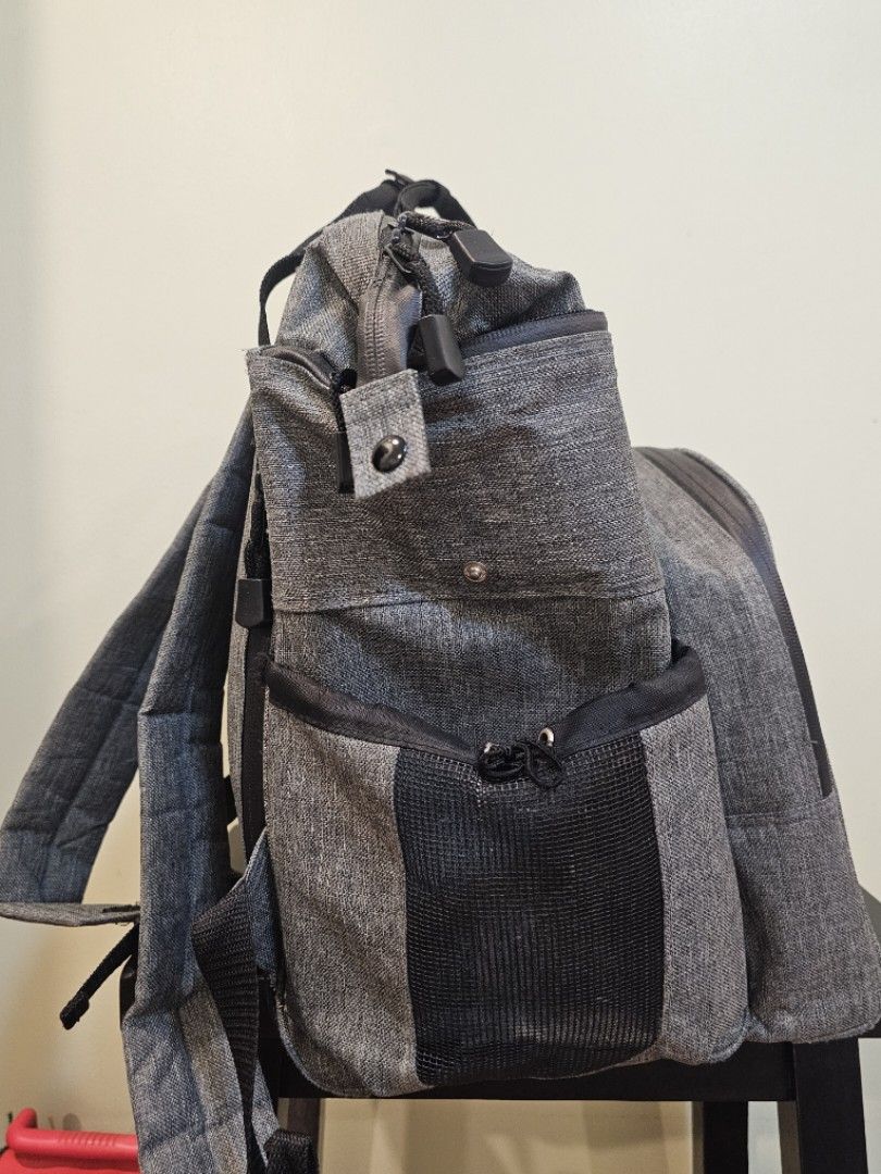 Banff baby bag large in gray (Category: Diaper Bags & Wetbags) located in Quezon City. Submitted by marie.kn (Listing ID 1384853337, Image 3). Description: why i chose the diaper bag - can be used as backpack, sling and hand bag - carries all stuff including milk bottles and pump - waterproof dimension : height 15" length 11" width 11' RFS decluttering.