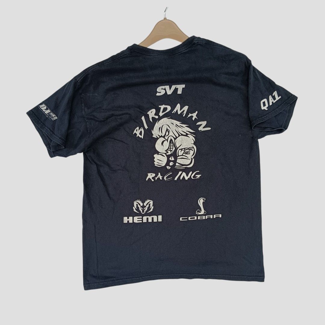 Birdman Racing Shirt - Gildan (Category: Tshirts & Polo Shirts ) located in Davao. Submitted by thriftbuddy (Listing ID 1384926211, Image 2). Description: width: 21.5" length: 28" good condition 8.5/10 colorate crack prints, pin holes see photos for details still presentable to wear.