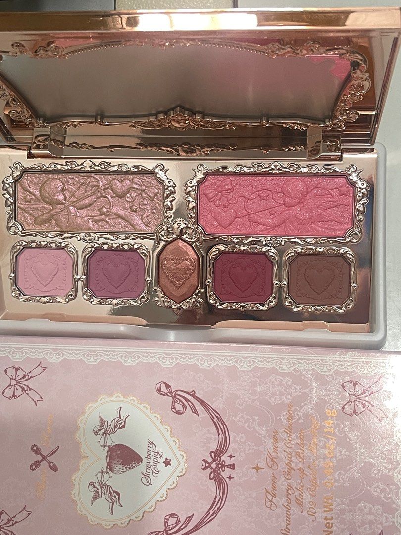 Bundle Flower knows eyeshadow and lip gloss (Category: Makeup) located in Las Pinas. Submitted by trishdeclutters (Listing ID 1384998082, Image 1). Description: Bundle! Orig price nito is 1k plus for eyeshadow, 900+ for lipgloss on their official site Both bnew never touched Flower knows strawberry cupid eyeshadow s02 cupid’s mischief Shell’s jewel lip gloss p04.