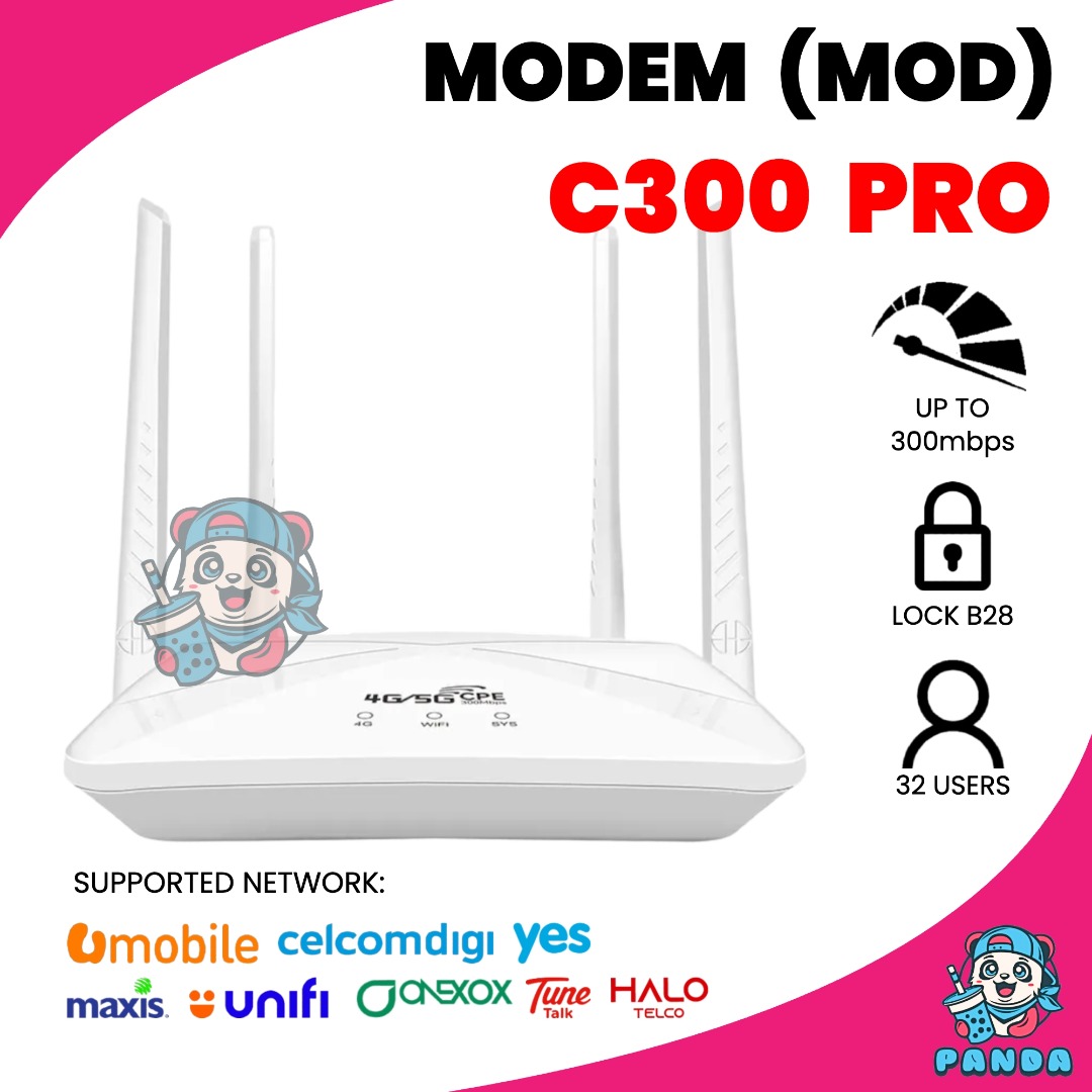 C300 Pro R810B Modified Modem C300 Unlimited Data Hotspot Wireless ...