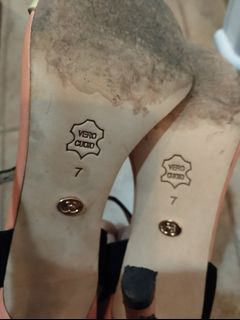 Charles David high heels,well used 3 inches high have flaws64222390781314110