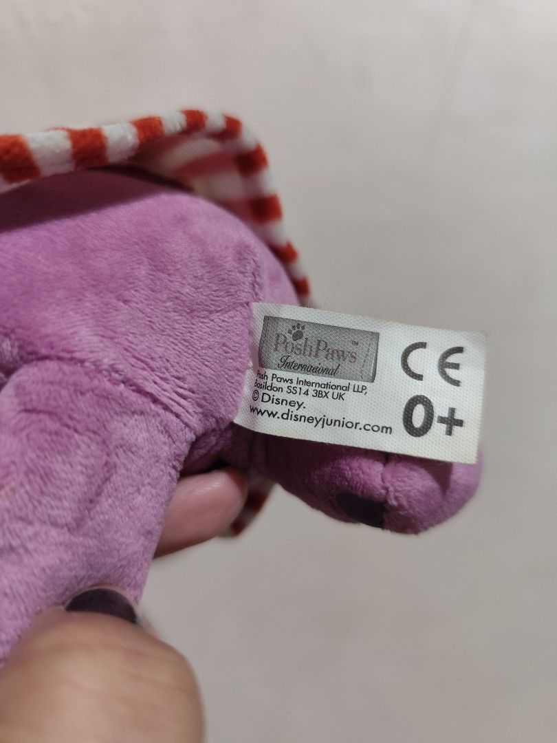 Doc McStuffins Hallie Hippo (Category: Character Goods) located in Manila. Submitted by MissPanda (Listing ID 1384930323, Image 3). Description: LOC: Tondo, Manila MOP: Gcash / Maya / Bank Transfer.