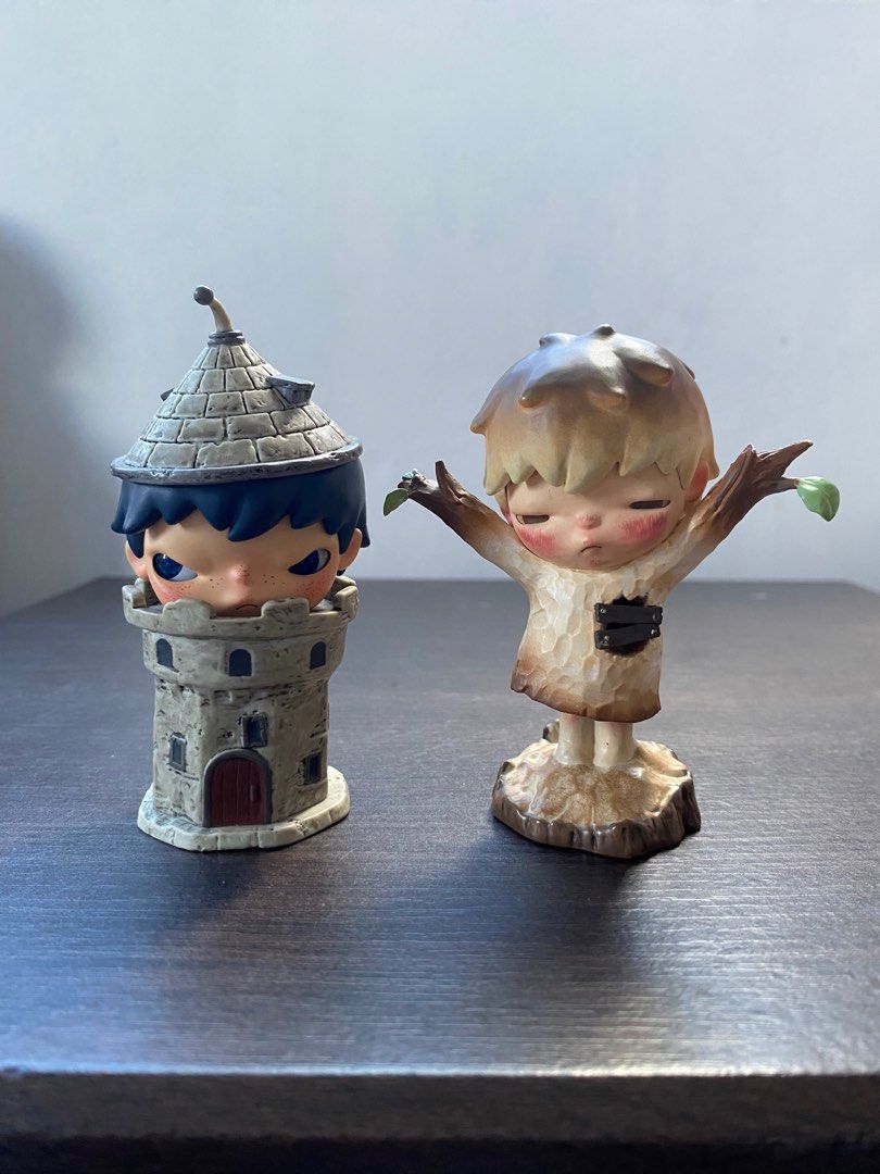 Hirono Bundle (Category: Designer & Blind Box Toys) located in Lipa City. Submitted by ausoteric (Listing ID 1384901491, Image 1). Description: • Shelter Series - Fort • Reshape Series - Woodcarving • Le Petit Prince Series - Conceited Man Get all 3 for 1,200; 450 each if tingi.