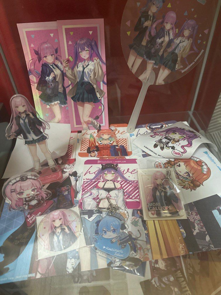 Hololive Aniplus Cafe Merch (Category: Character Goods) located in Quezon City. Submitted by lfa02 (Listing ID 1384924058, Image 1). Description: Bought in aniplus Cafe SG 1.5k Bulk can sell seperately dm Suisei and Ina coaster Fan Paper mat ^^ Currently sold items.