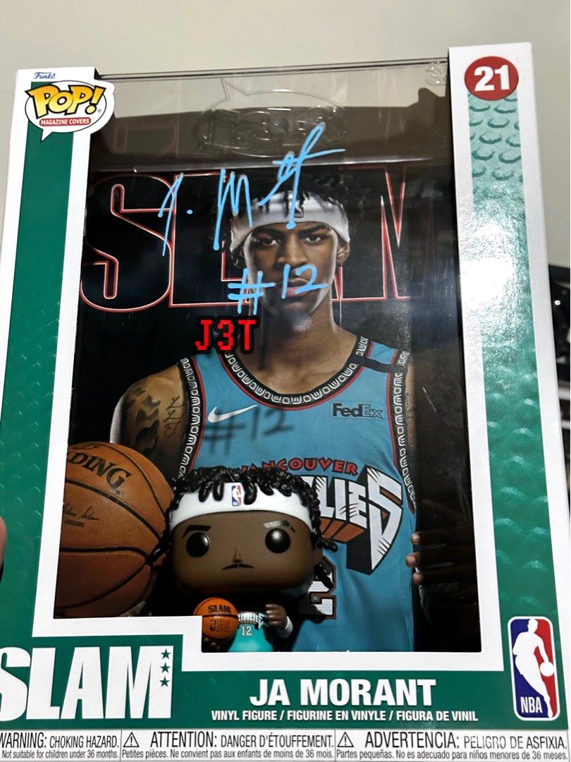 Ja Morant Signed FUNKO POP (Category: Designer & Blind Box Toys) located in Pasig City. Submitted by j3tkoleks (Listing ID 1384953521, Image 1). Description: Slightly negotiable Pasig Meet-up pwede.