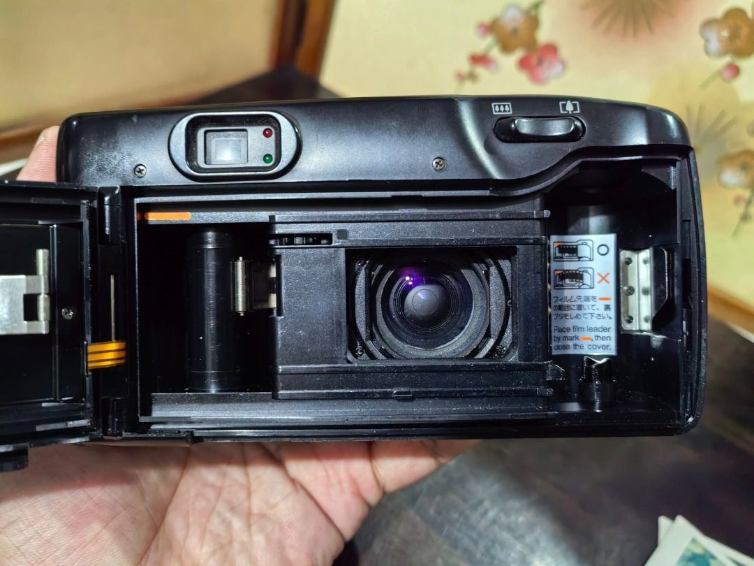 Kyocera Zoomtec 90 Compact Camera (Category: Cameras) located in Cebu City. Submitted by dudes_villanueva (Listing ID 1384842175, Image 2). Description: Kyocera Zoomtec 90 📌Also known as Yashica Zoomtec 90 or Yashica Zoom Image 90. This is a 35mm film autofocus compact camera manufactured by Kyocera, first appearing around 1990. 📌Condition: Not Working. No response to new battery. Battery terminal is clean. Selling as is. Battery not included F