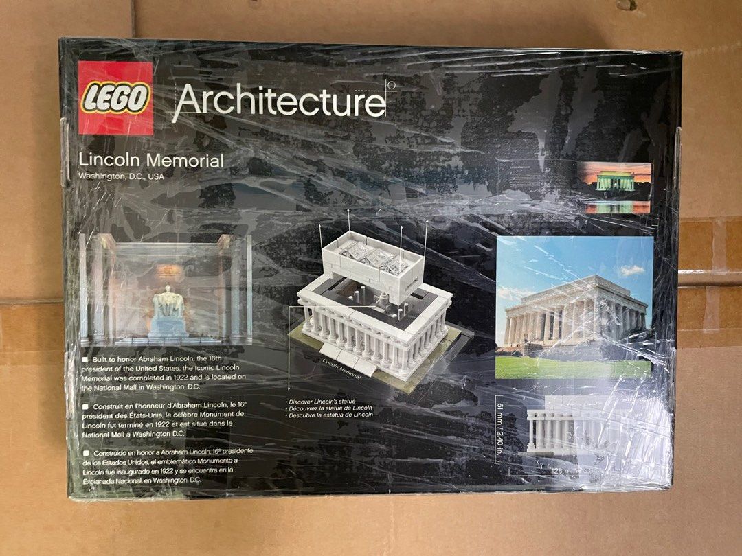 LEGO Architecture Lincoln Memorial (21022), 興趣及遊戲, 玩具& 遊戲