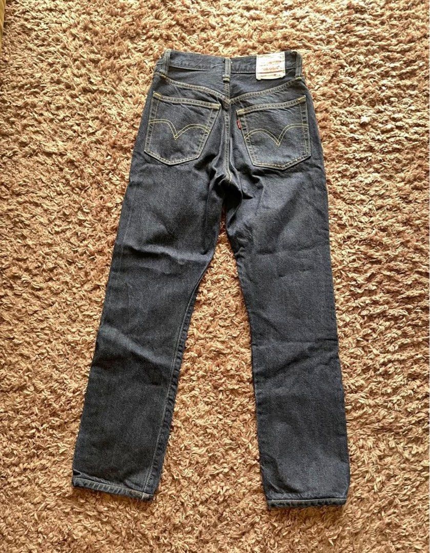 Levis Premium 501 womens (Category: Jeans) located in Manila. Submitted by mayyyyyx (Listing ID 1384847992, Image 1). Description: Levi’s Premium 501 women’s Dm for when worn photo :) super pretty! Di ko pa nagamit nasukat lang Size 24-26 women’s .