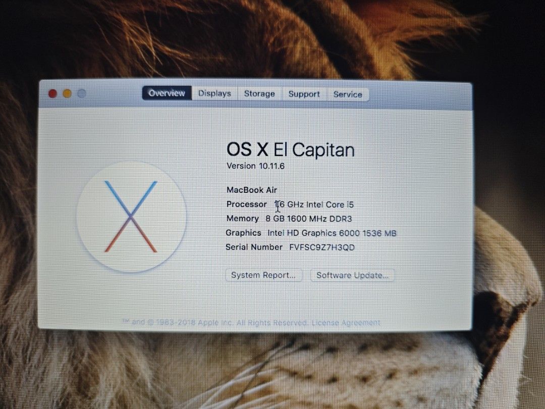 MacBook Air 2015 (Category: Laptops & Notebooks) located in Manila. Submitted by jesong. (Listing ID 1384993489, Image 3). Description: MacBook Air early 2015 Processor : Intel I5 1.6GHz Memory: 8gb Ram Storage: 121gb NEGOTIABLE Unit itself is good and may konting scratches lang Inclusions: Original Box Charger & Charger Cable Other.. Good for students Work from Home Browsing.