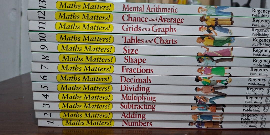 Maths Matters Complete Set (Category: Textbooks) located in Valenzuela. Submitted by blueygoody (Listing ID 1384872388, Image 3). Description: Maths Matters! by Regency Publishing Complete Set (Hardbound - 13 books) 💼 Originally bought for ₱11,000 For pick-up only..