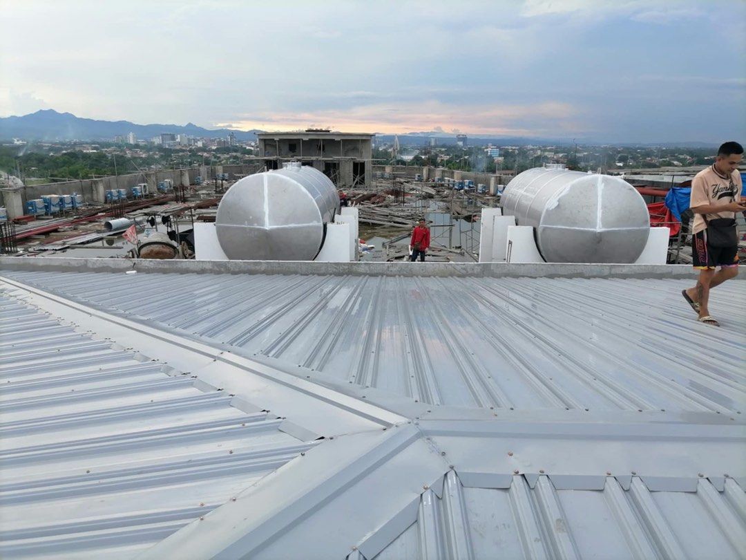 Over head Water Storage Tank (Category: Construction & Building Materials) located in Manila. Submitted by melody.tulale001 (Listing ID 1384925644, Image 3). Description: Stainless steel 304 Available from 5000L to 100,000L Onsite Fabrication Available thickness: 1.2mm 1.5mm 2mm 3mm 5mm 6mm Upto 10mm thickness Vertical and Horizontal Nationwide delivery/installation Contact 0995 559 5066 Alkadrops water treatment and supply services.