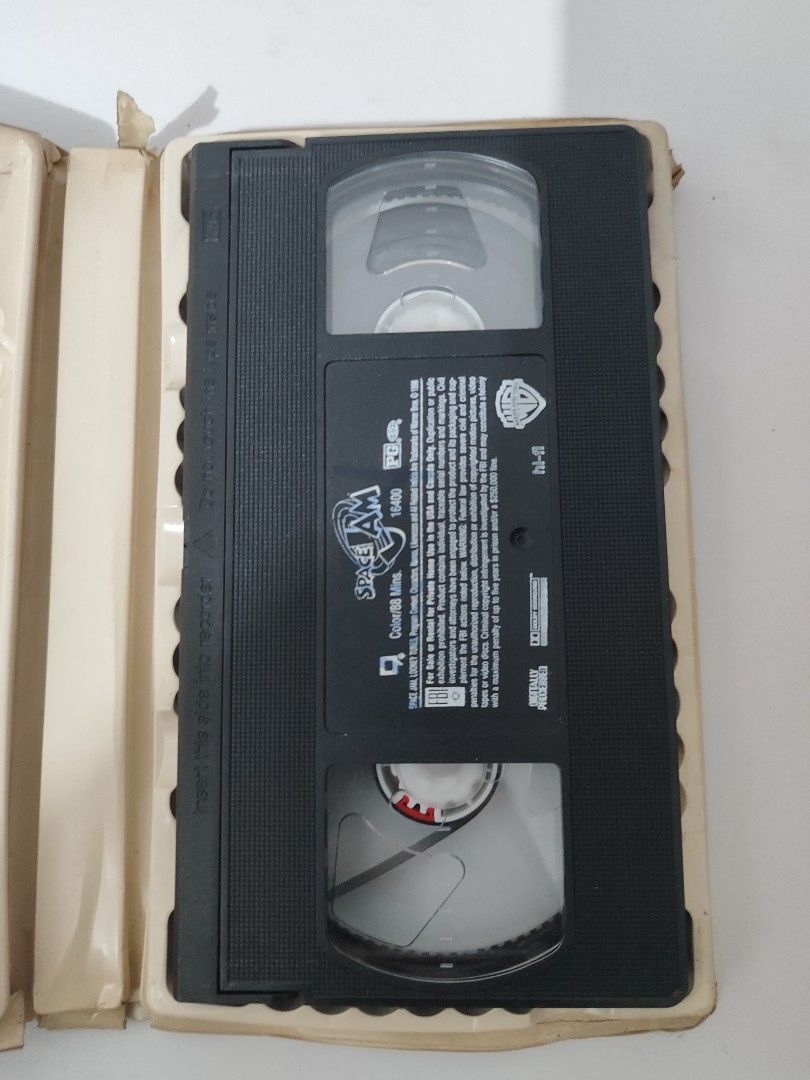 Space jam Michael Jordan vintage VHS tape (Category: Vintage Collectibles) located in Tuguegarao City. Submitted by johnpetera0818 (Listing ID 1385015723, Image 2). Description: very good condition.