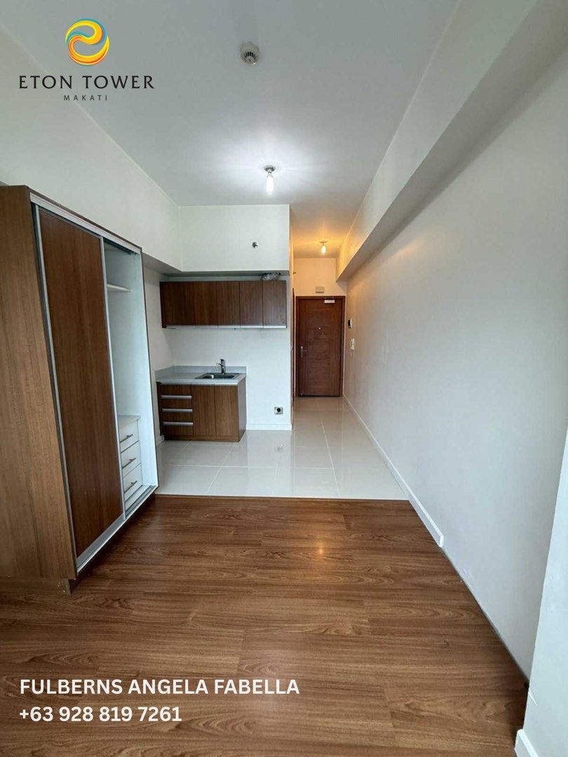 STUDIO UNIT IN MAKATI (Category: Apartments & Condos) located in Manila. Submitted by fvlbrns (Listing ID 1384856773, Image 3). Description: ETON TOWER MAKATI Legazpi Village, Makati NEAR PBCom Tower (210 m) Makati Med (600 m) Tower 6789 (500 m) Ayala Avenue (550 m) Ayala Triangle (1.4 km) CEU Makati (1.7 km) AVAILABLE UNITS Studio Unit 1 Bedroom 2 Bedroom Parking AMENITIES 24 Hour Security System Retail Area Kiddie & Adult Pool Function Area Gym