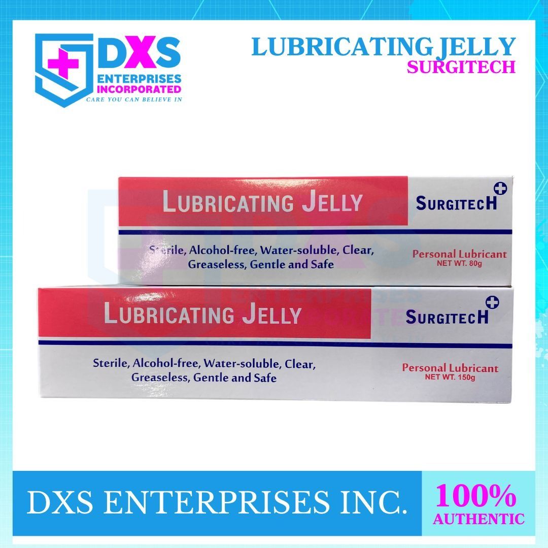 SURGITECH LUBRICATING JELLY (Category: Medical Supplies & Tools) located in Quezon City. Submitted by andrea_dxs (Listing ID 1384900347, Image 1). Description: LUBRICATING JELLY Brand:Surgitech-Sterile, Alcohol-free,Water-soluable, clear, Greaseless, Gentle and Safe-Intended for medical purposes to lubricate body orfices. -It is a multi-purpose lubricating gel, non-greasy, water soluble and ideal for use with condoms.-Can be used for tissue lubri