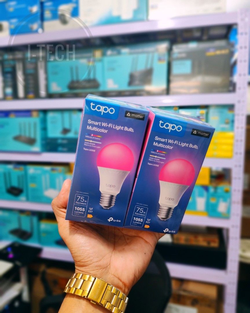 TAPO L535E Multi color LED Smart bulb (Category: Lighting) located in Manila. Submitted by rm.itech051523 (Listing ID 1385016752, Image 1). Description: 7days store replacement with 12 months Service warranty AVAILABLE FOR PICKUP DELIVERY VIA LALAMOVE/GRAB/ANGKAS/MOVEIT MODE OF PAYMENT COD COP GCASH MAYA BANK TRANSFER CREDIT CARD DEBIT CARD STORE LOCATION CENTRAL SIGNAL VILLAGE TAGUIG ..
