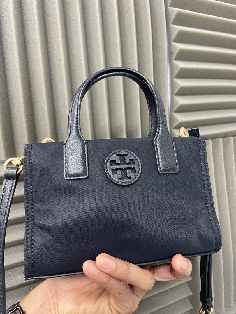 TORY BURCH Ella Mini Black Crossbody Bag (Category: Luxury Bags & Wallets) located in Manila. Submitted by luxemax_09 (Listing ID 1385042849, Image 1). Description: .