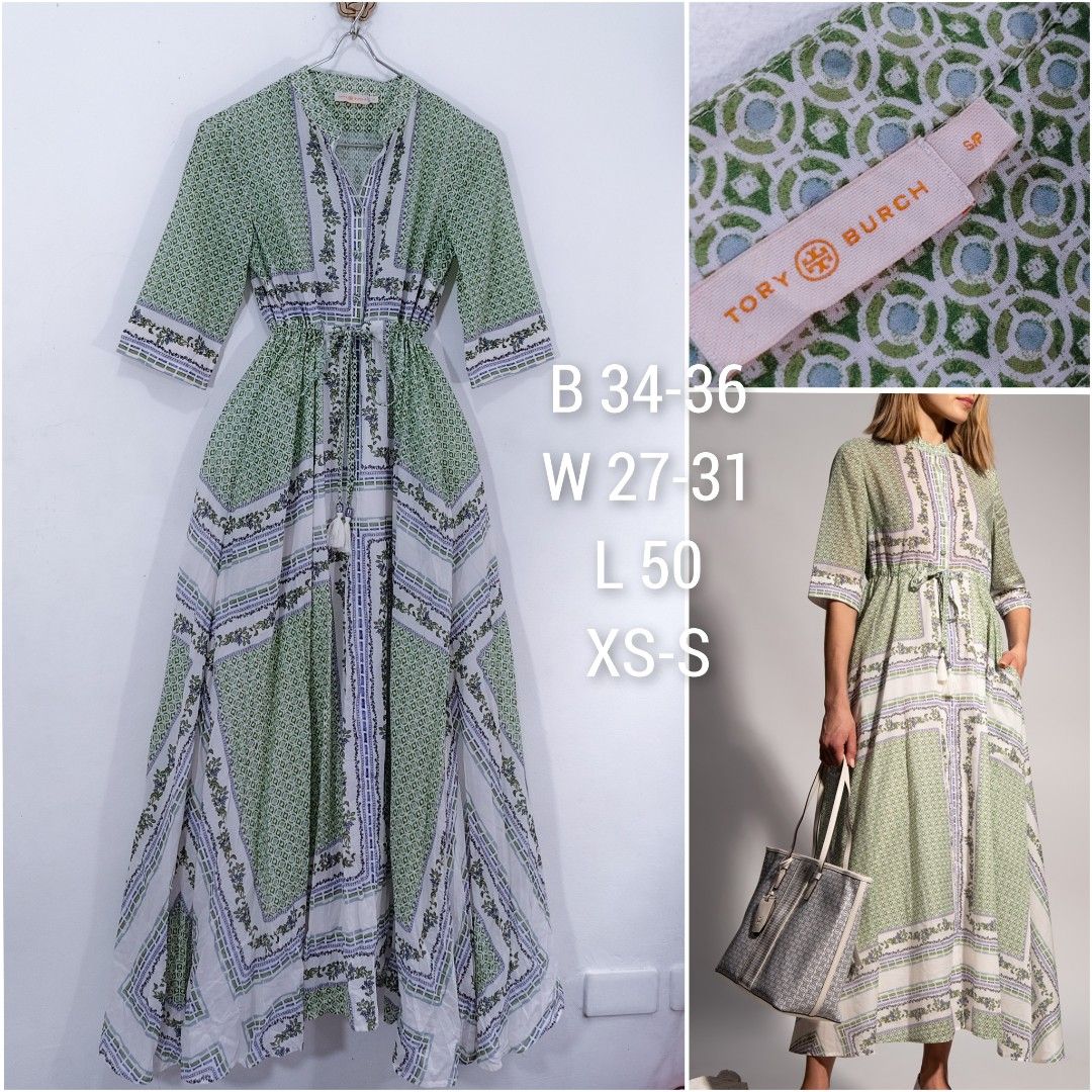 Tory Burch Long Dress (Category: Luxury Apparel) located in Marikina City. Submitted by closetessentials07 (Listing ID 1384851351, Image 1). Description: Can Fit XS - S Bust 34-36 waist 27-31.