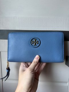 Tory Burch Mcgraw Fullzip Long Wallet, Women's Fashion, Bags
