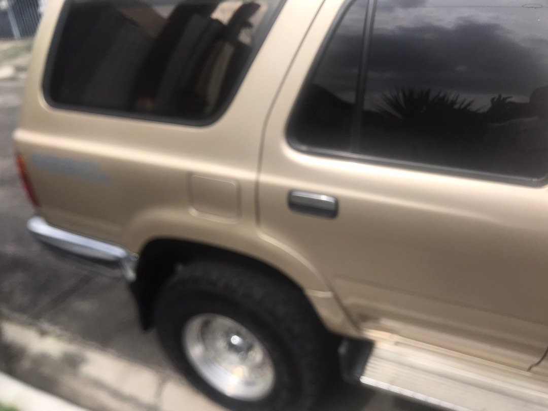 Toyota 4Runner (Category: Used Cars) located in Cainta. Submitted by kath_pl (Listing ID 1384992242, Image 3). Description: Toyota 4 Runner manual transmission 4x4 Diesel engine -3L model 1992 All original A1 condition.