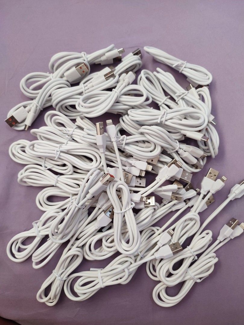USB Type-C and IOS Cable/ Lightning Cable (Category: Chargers & Cables) located in Pasig City. Submitted by vintage.thrifttph (Listing ID 1384923594, Image 1). Description: 45 each‼️ 45 each‼️ 45 each‼️ Usb Type-C and IOS Cable/ Lighting Cable Limited stocks only‼️‼️ 📍Pickup: Kapasigan, Pasig 📍Cod: Lalamove/Grab.