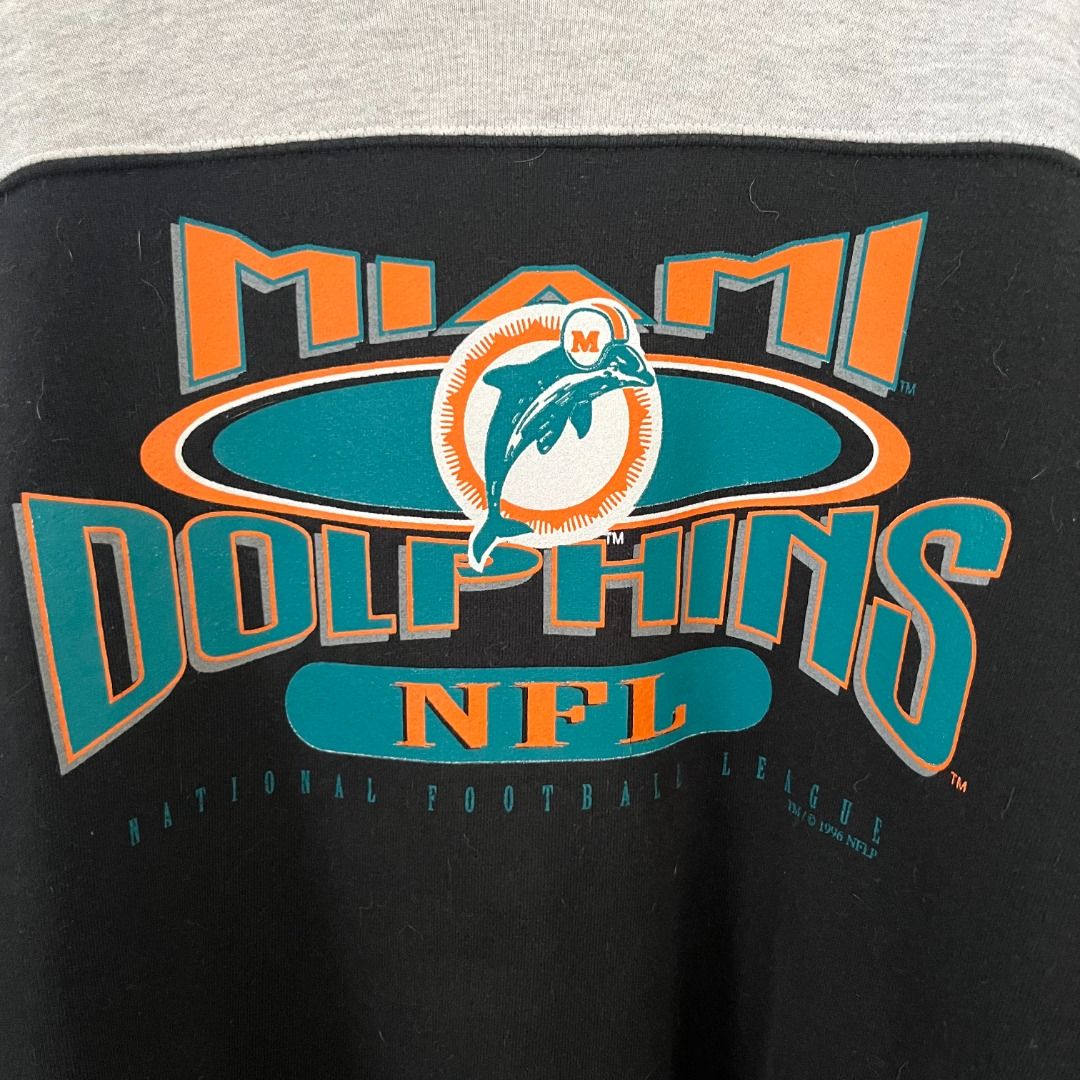 Vintage Miami Dolphins Two Tone Sweater (Category: Hoodies) located in Quezon City. Submitted by theoglax (Listing ID 1384859237, Image 2). Description: .
