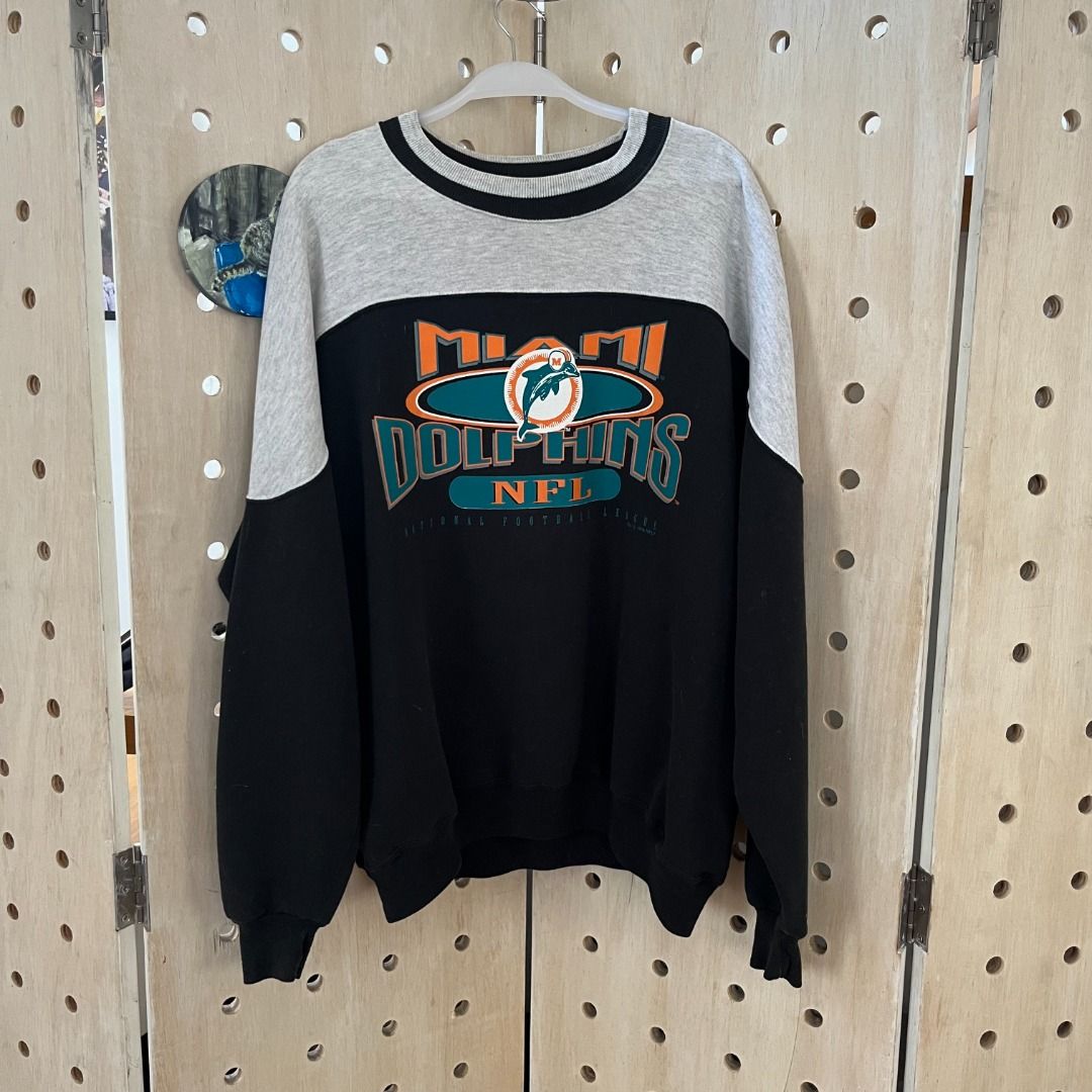 Vintage Miami Dolphins Two Tone Sweater (Category: Hoodies) located in Quezon City. Submitted by theoglax (Listing ID 1384859237, Image 1). Description: .