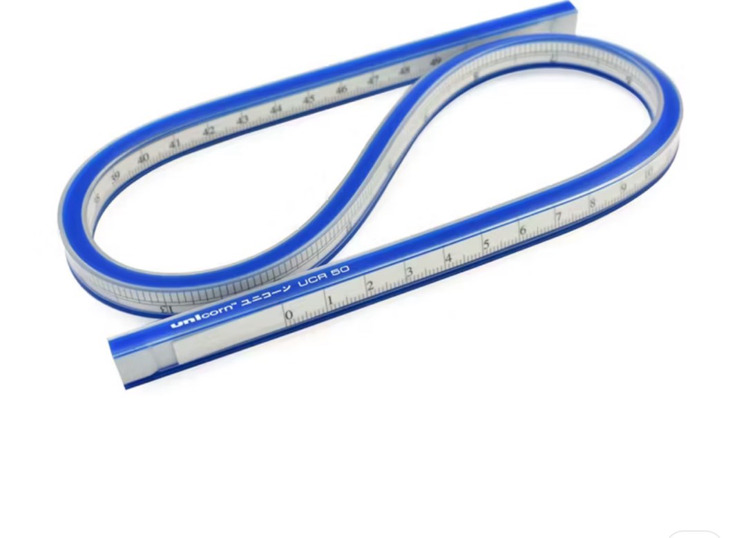 Festool 50cm Ruler 50cm Flexible Curve Ruler, Everything Else on Carousell