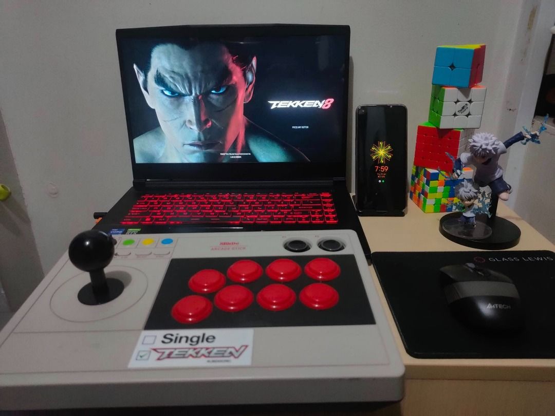 8BitDo Arcade Stick (Category: Controllers) located in Makati City. Submitted by johnnormanr.estuista (Listing ID 1385229754, Image 2). Description: 8BitDo Arcade Stick ✅ With Octagonal gate. But I can still include the original square gate ✅ Used only 1 year, still good condition ✅ No issue ✅ With box ✅ Actual unit 9/10 ✅ Box 8/10 Slightly negotiable RFS: Decluttering and starting new sport.