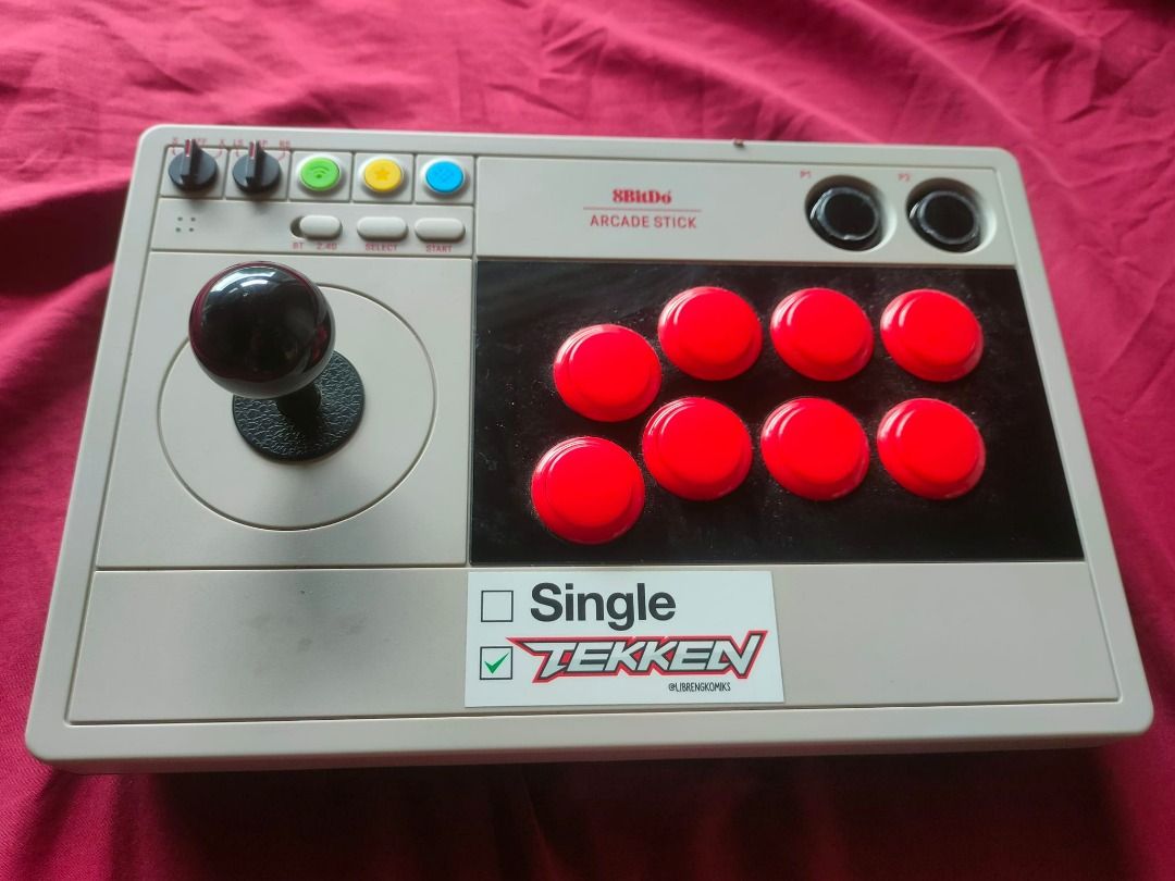 8BitDo Arcade Stick (Category: Controllers) located in Makati City. Submitted by johnnormanr.estuista (Listing ID 1385229754, Image 1). Description: 8BitDo Arcade Stick ✅ With Octagonal gate. But I can still include the original square gate ✅ Used only 1 year, still good condition ✅ No issue ✅ With box ✅ Actual unit 9/10 ✅ Box 8/10 Slightly negotiable RFS: Decluttering and starting new sport.