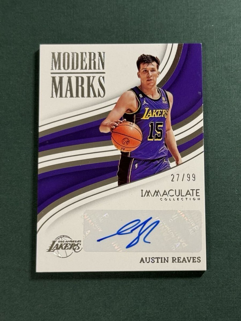 Austin Reaves Autograph 2022-23 Panini Immaculate Collection Modern ...