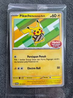 Batik Pikachu set of 4, Hobbies & Toys, Toys & Games on