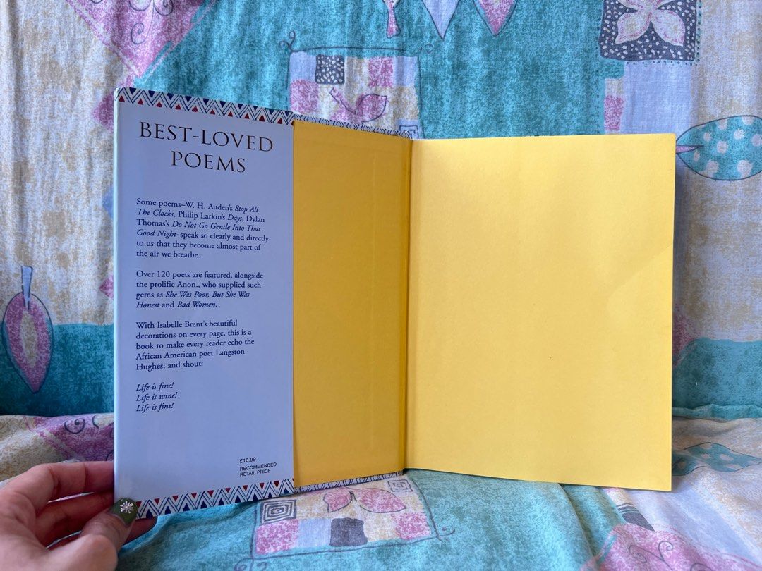 Best loved poems - Poetry (Category: Storybooks) located in San Fernando. Submitted by mariamaria_ (Listing ID 1385141912, Image 3). Description: A beautiful poetry book. Hardbound and still in great condition! ♥️ Shipping fee not included yet :) Thank youuü.