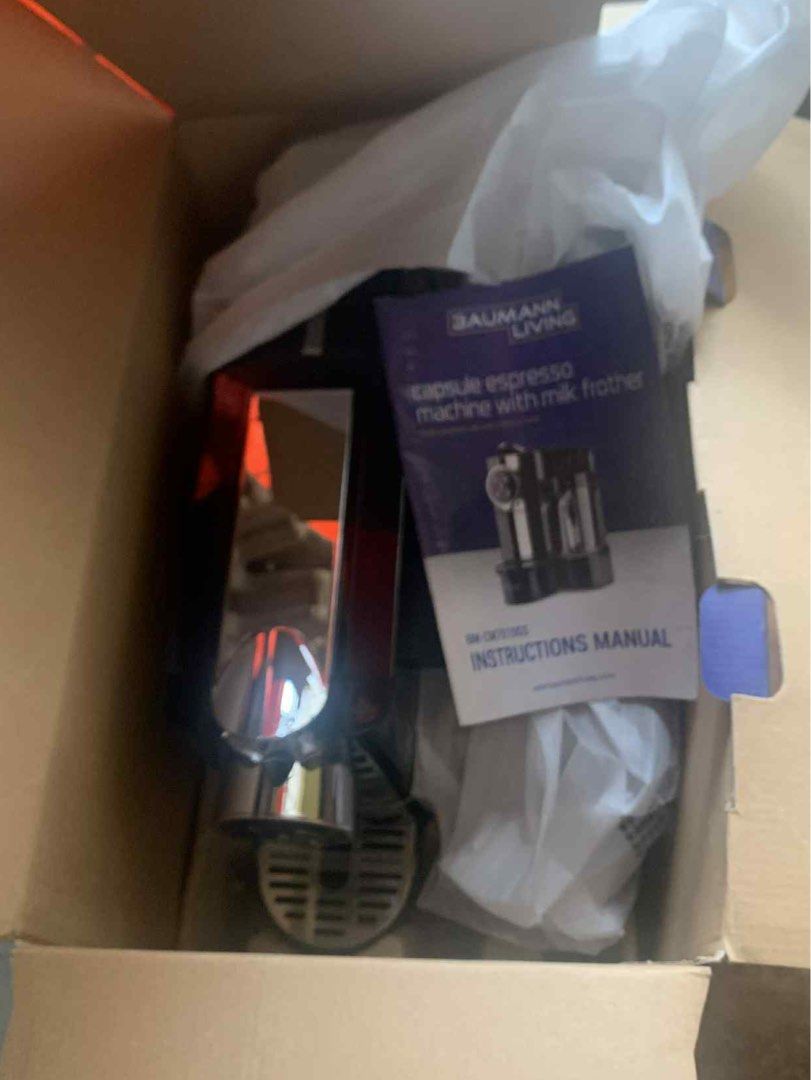 Capsule Espresso Coffee Machine | Baumann (Category: Coffee Machines & Makers) located in Cainta. Submitted by xinyuankk (Listing ID 1385110534, Image 2). Description: rfs: not using.