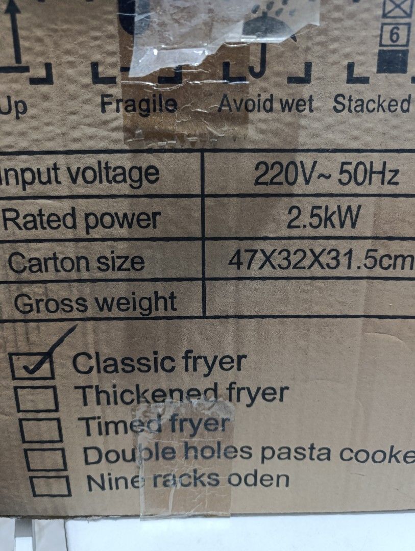 Deep fryer (Category: Other Kitchenware & Tableware) located in Manila. Submitted by hildamalol58249 (Listing ID 1385181837, Image 3). Description: medyo malaki, magandang pambusiness.