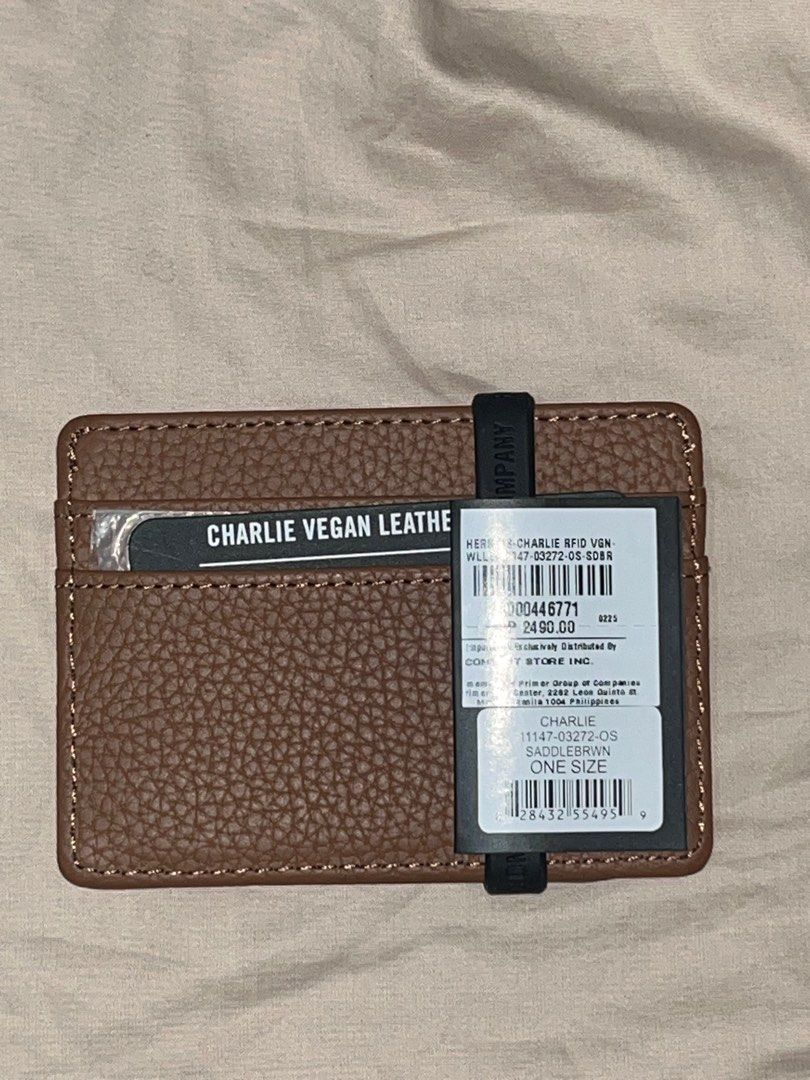 Herschel Charlie Cardholer (Category: Wallets & Card Holders) located in San Juan City. Submitted by hlcris (Listing ID 1385155507, Image 2). Description: Herschel Charlie Cardholder Wallet | Vegan Leather Brand New Color: Saddle Brown Original Price — ₱ 2, 490 Selling Price — ₱ 1, 899.
