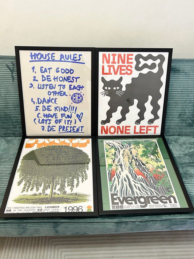 ikea frame wall poster japanese & nordic style (Category: Wall Decor) located in Cavite. Submitted by _schmyla (Listing ID 1385079159, Image 1). Description: size: 50x40cm.