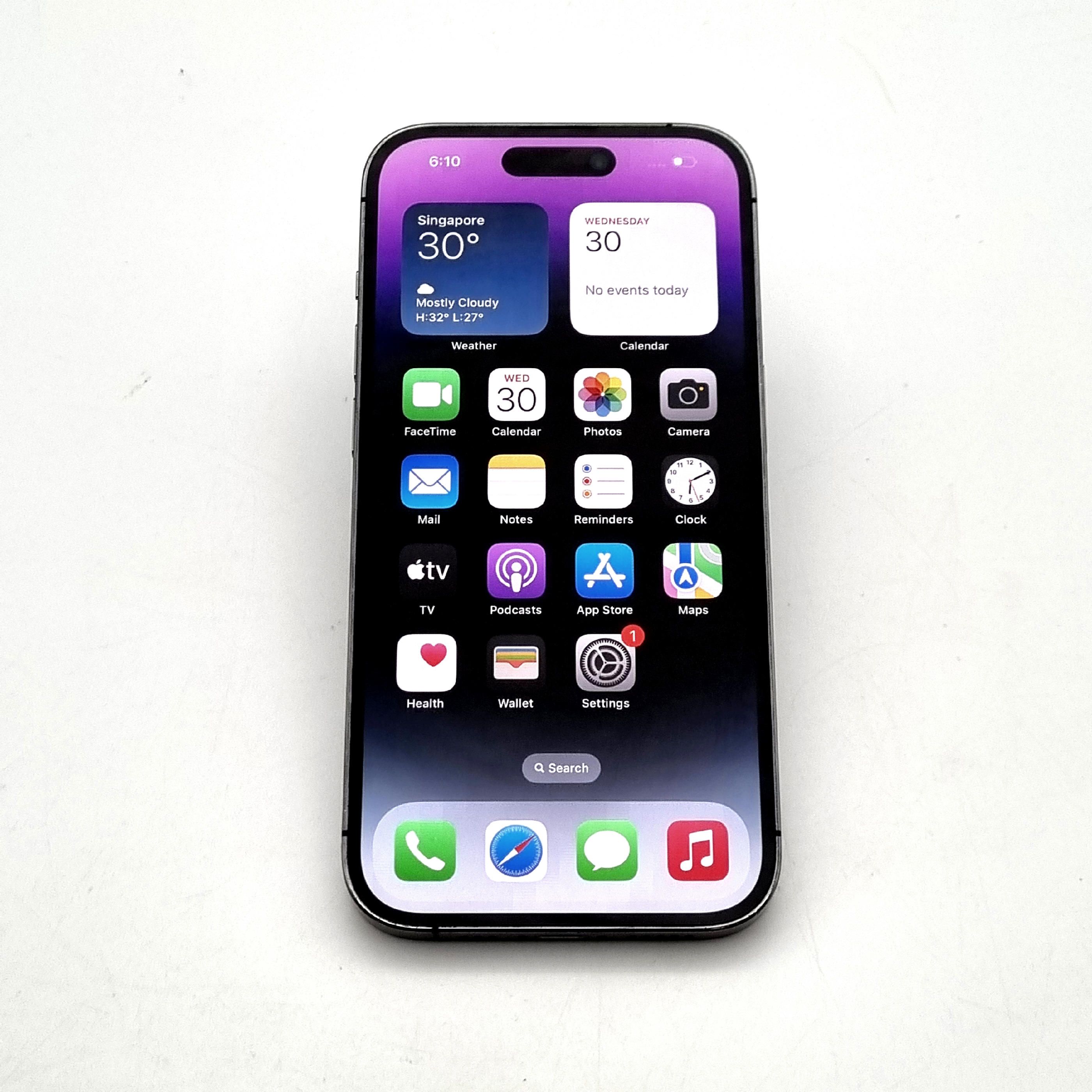 iPhone 14 Pro Deep Purple 256GB, Mobile Phones & Gadgets, Mobile Phones ...