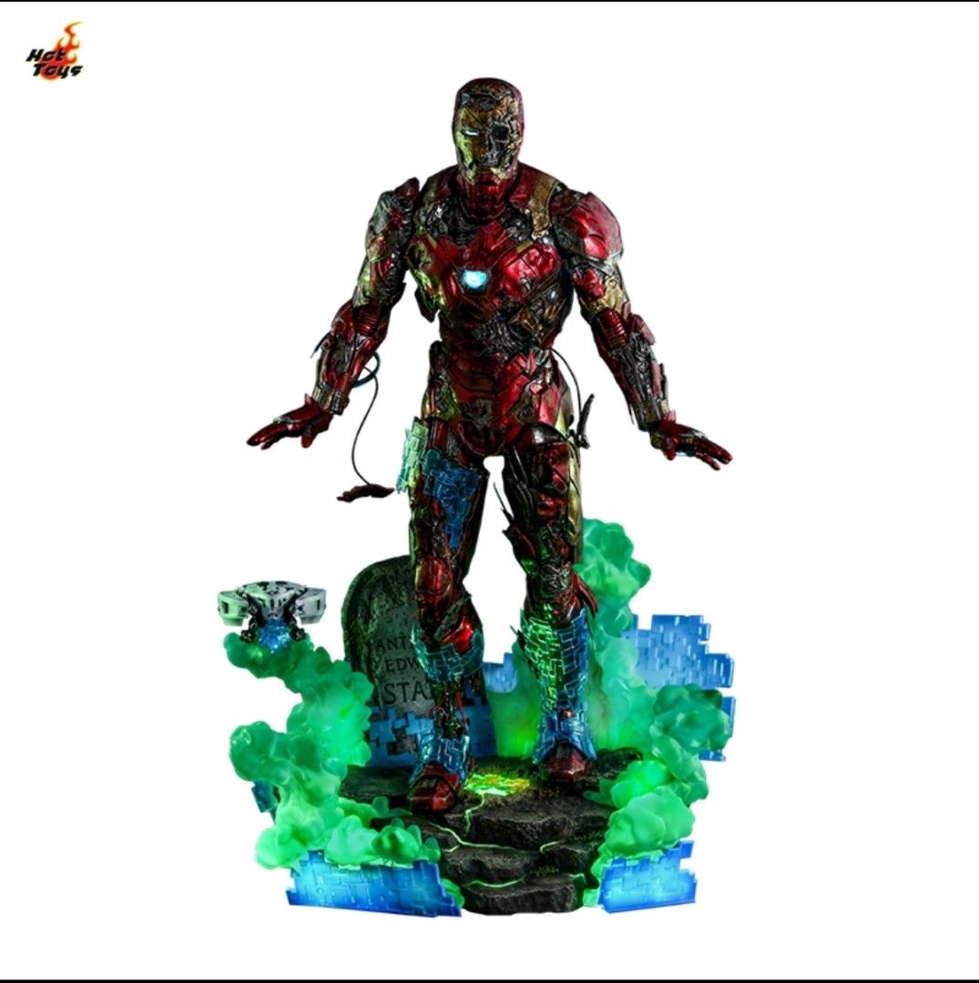 Figurine Hot Toys – Marvel Spider-Man: Mysterio Illusion (Iron Man) – 1/6 – 30cm – NEUF