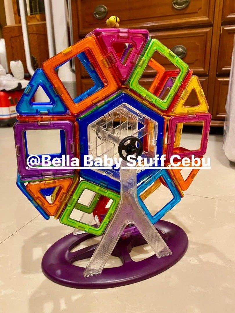 Magformers Magnetic Tiles (Category: Educational & Learning Toys) located in Cebu City. Submitted by bellababystuffcebu (Listing ID 1385209850, Image 3). Description: Magformers Magnetic Tiles Preloved in Like New Condition Please see video for reference https://fb.watch/AYO6x9NAgV/? #Magformers #magnetictiles #MagformersPH #educationaltoys.