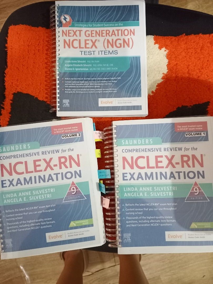 NCLEX RN Saunders 9th Edition (Category: Textbooks) located in Makati City. Submitted by sixela_ivel (Listing ID 1385050064, Image 1). Description: take all 1299.
