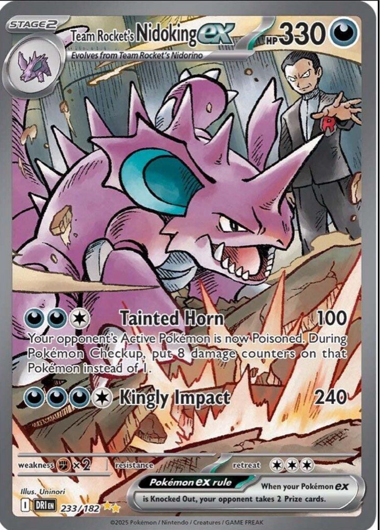 Nidoking SAR destined rivals, Hobbies & Toys, Toys & Games on Carousell