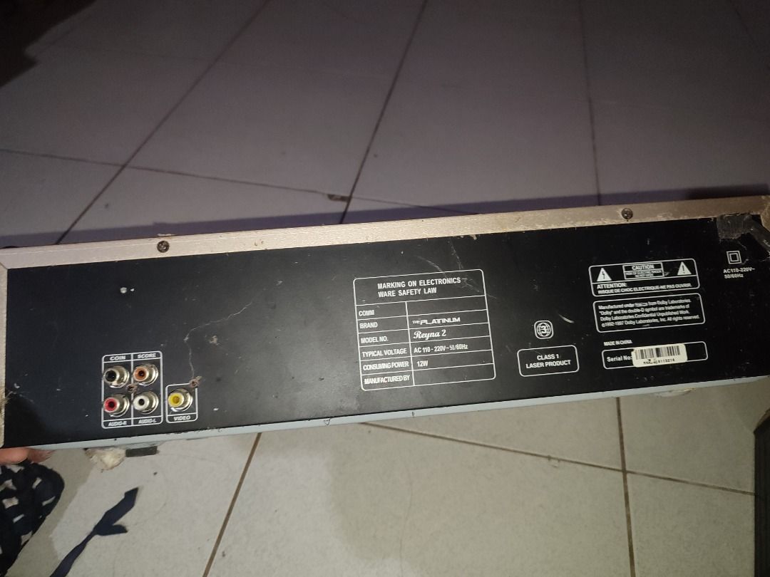 Platinum Reyna Karaoke RUSHH (Category: Soundbars, Speakers & Amplifiers) located in Santa Rosa. Submitted by lhouisehhh (Listing ID 1385104029, Image 2). Description: SLIGHTLY NEGO rfs: needs funds lang po asap, di na nagagamit may dating karaoke rental needs cleaning p.s may karaoke case din po kami if interested kayoo .