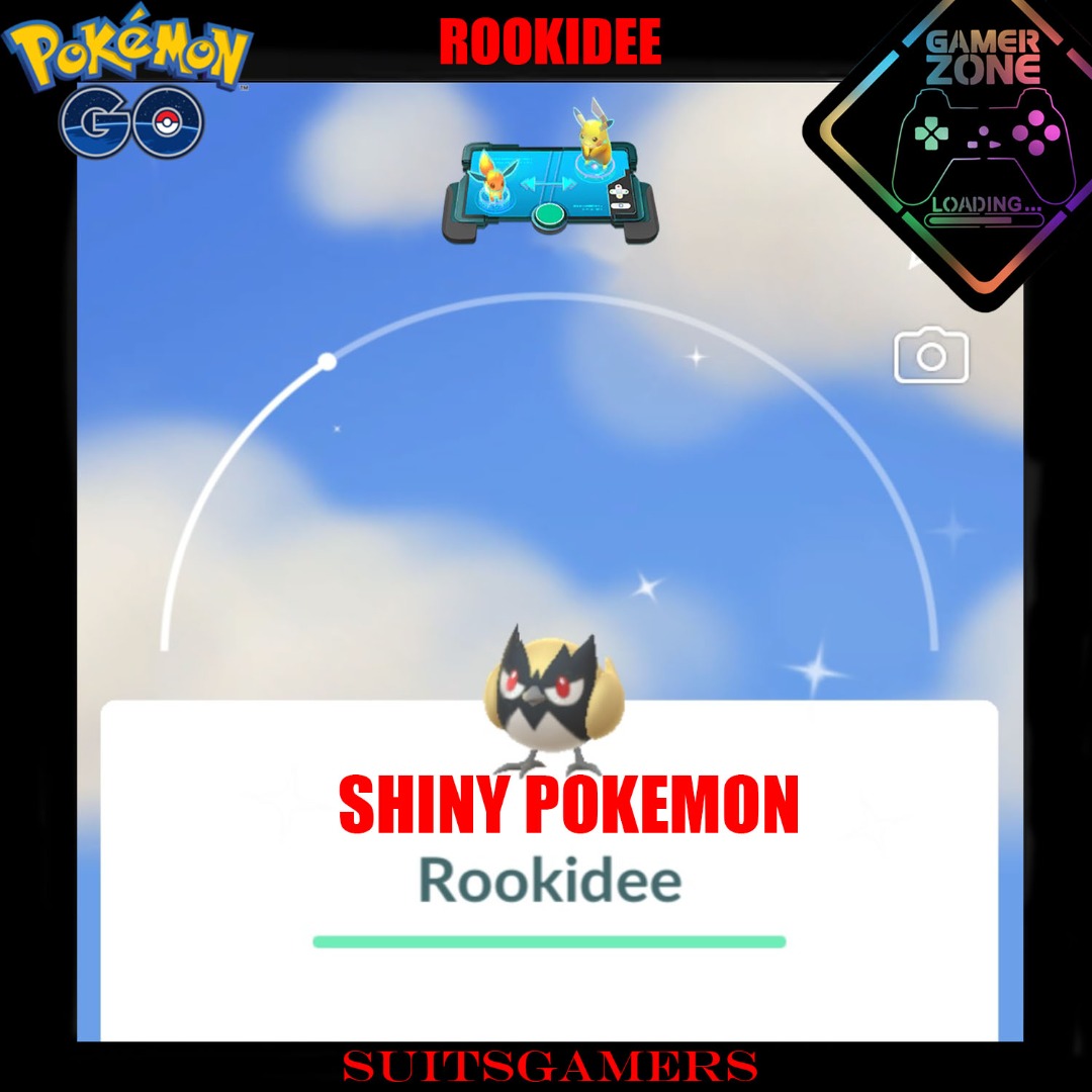 Pokemon GO - Shiny Rookidee [SHINY POKEMON], Video Gaming, Video Games ...