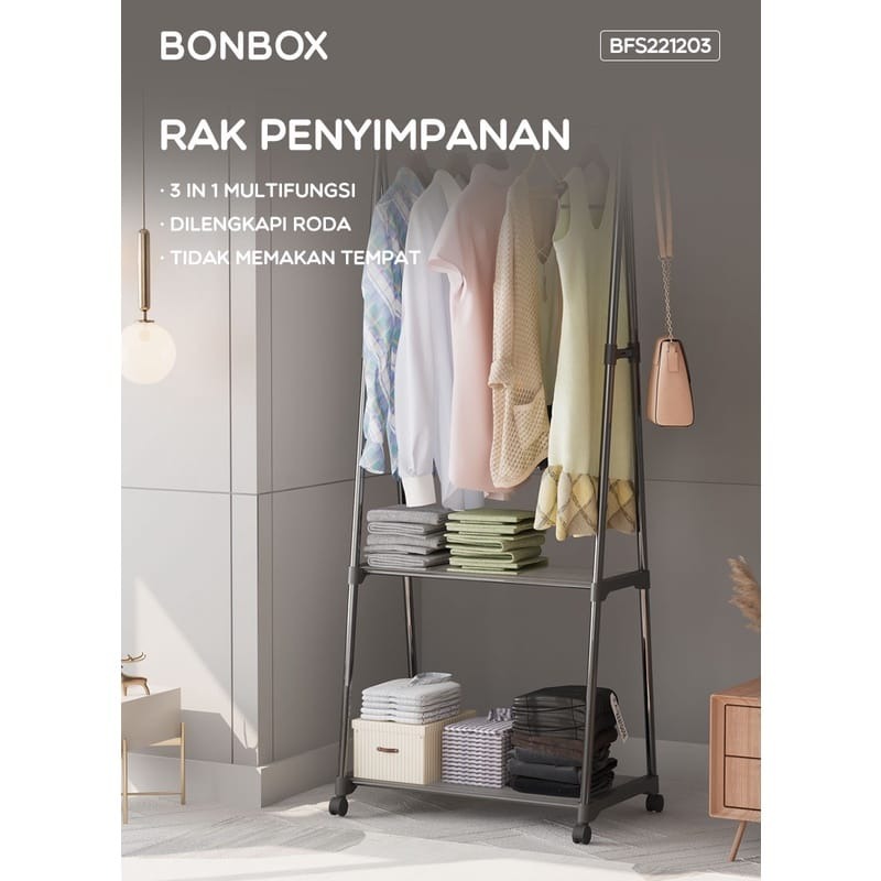 Triangular Rack (Knockdown) / Rak Segitiga (Bongkar-pasang), Perabotan ...