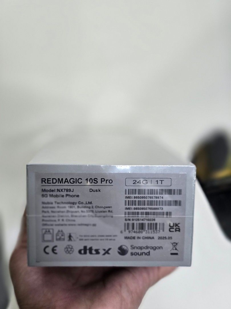 Redmagic 10S Pro 24gb 1TB Openline Global Variant (Category: Android Others) located in Manila. Submitted by lenweltong05295 (Listing ID 1385081793, Image 3). Description: Redmagic 10S Pro 24gb 1TB Openline Global Variant Brandnew Sealed with Warranty Onhand Stock.