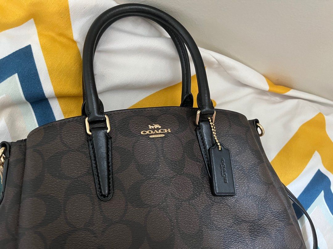 SELLING LOW: COACH MINI SAGE (Category: Luxury Bags & Wallets) located in Quezon City. Submitted by dropshopselections (Listing ID 1385189016, Image 3). Description: original approx 24 x 10 x 15 cm.