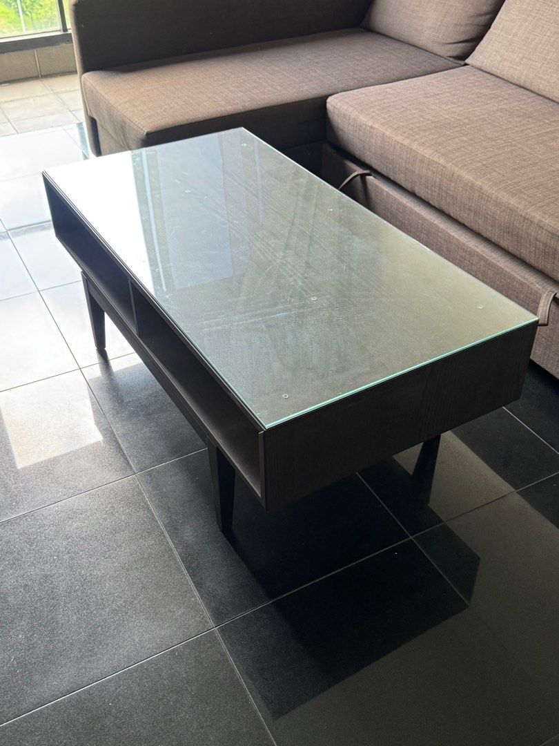 Sofa (Category: Other Home Furniture) located in Singapore. Submitted by handesigner01 (Listing ID 1385220241, Image 3). Description: The sofa, coffee table, and dining table are all free, but they must be taken together.