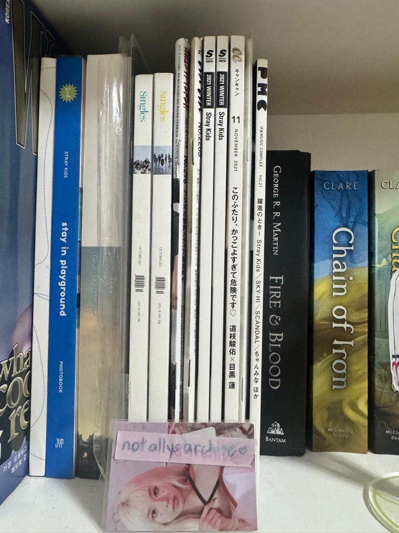Stray Kids Assorted Japanese Magazines Bulk (Category: Magazines) located in Manila. Submitted by notallysarchive (Listing ID 1385176524, Image 1). Description: From Barfout to Pia Music As is, all sales final. All in good condition! Shipping CO Buyer via JNT.