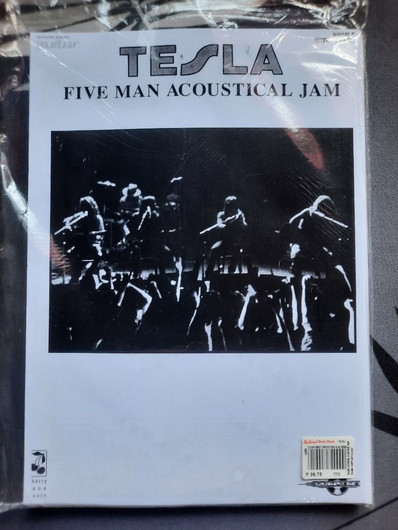 Tesla - Five Man Acoustical Jam (Play it Like it is), Guitar Tab (Category: CDs & DVDs) located in Quezon City. Submitted by sinoda1978 (Listing ID 1385048355, Image 1). Description: Tesla - Five Man Acoustical Jam Xerox copy of the full book (front to back cover) A4 size, black and white clear copy Php. 500 plus shipping fee.
